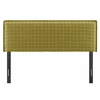 Camille Checkered Linen Blend King Size Headboard