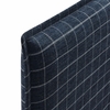 Camille Checkered Linen Blend Twin Size Headboard