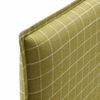 Camille Checkered Linen Blend Twin Size Headboard