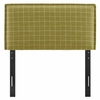 Camille Checkered Linen Blend Twin Size Headboard