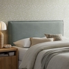 Camille Striped Linen Blend Full Size Headboard