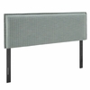 Camille Striped Linen Blend Queen Size Headboard