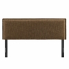 Camille Striped Linen Blend Queen Size Headboard