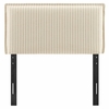 Camille Striped Linen Blend Twin Size Headboard