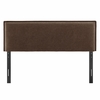 Camille Upholstered Linen Blend Full Size Headboard