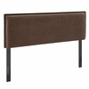 Camille Upholstered Linen Blend Full Size Headboard