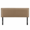 Camille Upholstered Linen Blend King Size Headboard