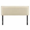 Camille Upholstered Linen Blend Queen Size Headboard
