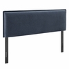 Camille Upholstered Linen Blend Queen Size Headboard
