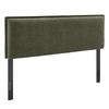 Camille Upholstered Linen Blend Queen Size Headboard