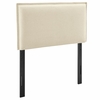 Camille Upholstered Linen Blend Twin Size Headboard