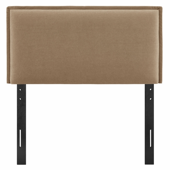 Camille Upholstered Linen Blend Twin Size Headboard