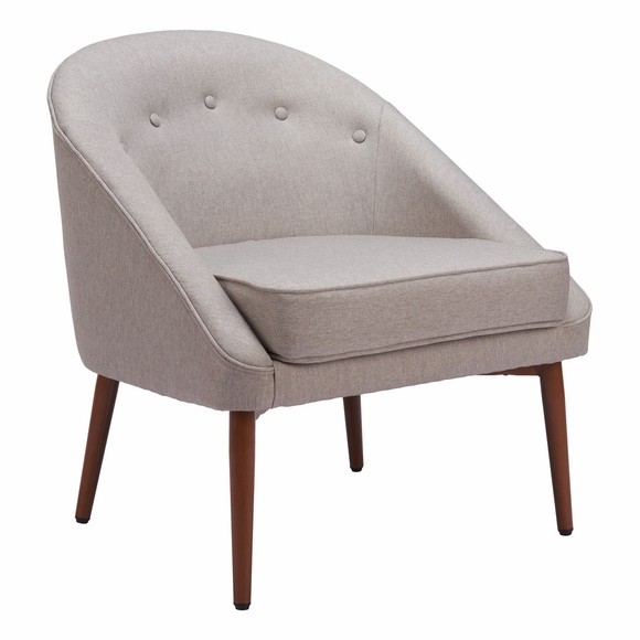 Carter Accent Chair in Gray