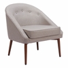 Carter Accent Chair in Gray