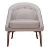 Carter Accent Chair in Gray