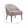 Carter Accent Chair in Gray