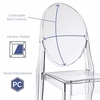 Casper Dining Chairs Set of 4 in Clear