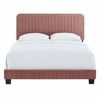 Celine Channel Tufted Performance Velvet King Platform Bed
