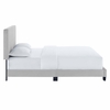 Celine Channel Tufted Performance Velvet Queen Platform Bed