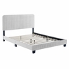 Celine Channel Tufted Performance Velvet Twin Platform Bed
