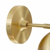 Chalice 4" Swing-Arm Metal Wall Sconce in Satin Brass