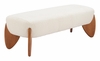Charm Bench in Ivory