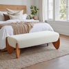 Charm Bench in Ivory