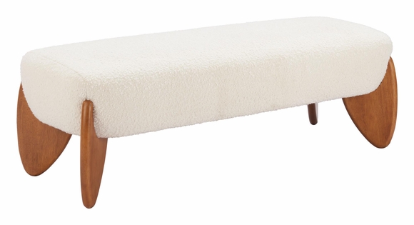 Charm Bench in Ivory