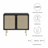 Chaucer Accent Cabinet in Black
