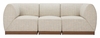 Christy Armless Chair in Beige