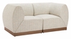 Christy Corner Chair in Beige