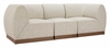 Christy Corner Chair in Beige