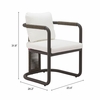 Ciel Dining Chair Set of 2 in Ivory