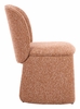 Citrine Dining Chair Set of 2 in Biscuit Brown