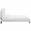 Clara Performance Velvet Queen Platform Bed-MOD-6593