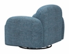 Cleo Swivel Chair in Blue