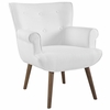Cloud Upholstered Armchair in White