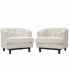 Coast Armchairs Set of 2 in Beige