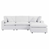 Commix 4-Piece Sunbrella&reg; Outdoor Patio Sectional Sofa in White
