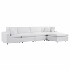 Commix 5-Piece Sunbrella&reg; Outdoor Patio Sectional Sofa in White