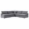 Commix 5-Piece Sunbrella� Outdoor Patio Sectional Sofa