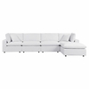 Commix 5-Piece Sunbrella&reg; Outdoor Patio Sectional Sofa in White