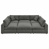 Commix 6-Piece Down Filled Overstuffed Sectional Sofa