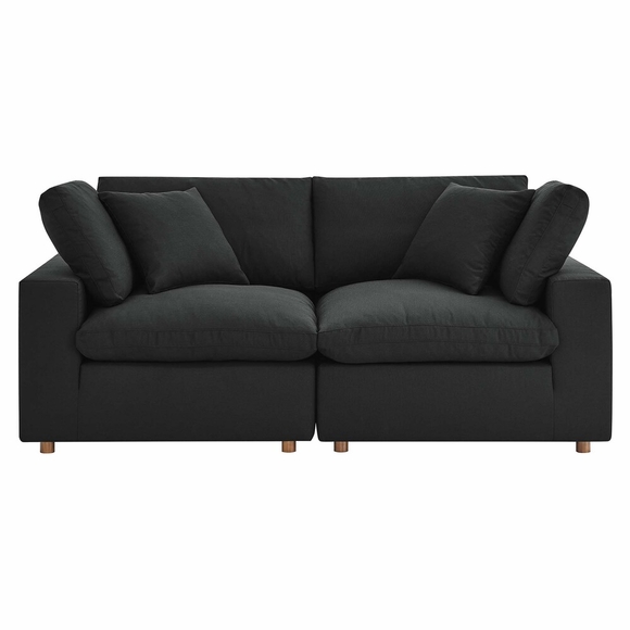 Commix Down Filled Overstuffed 2 Piece Sectional Sofa Set