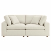 Commix Down Filled Overstuffed 2 Piece Sectional Sofa Set