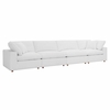 Commix Down Filled Overstuffed 4 Piece Sectional Sofa Set