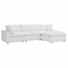 Commix Down Filled Overstuffed 4 Piece Sectional Sofa Set MID-3356
