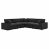 Commix Down Filled Overstuffed 5 Piece Sectional Sofa Set