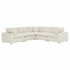 Commix Down Filled Overstuffed 5 Piece Sectional Sofa Set
