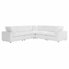 Commix Down Filled Overstuffed 5 Piece Sectional Sofa Set